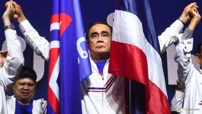 Long-serving Thai PM hints at re-election bid under new party Long-serving Thai PM hints at re-election bid under new party