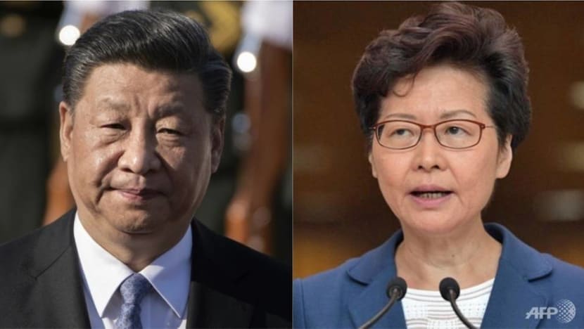 Xi voices 'high degree of trust' in Hong Kong leader over unrest
