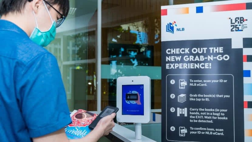 NLB to pilot grab-and-go automated check-out gantries for borrowing books