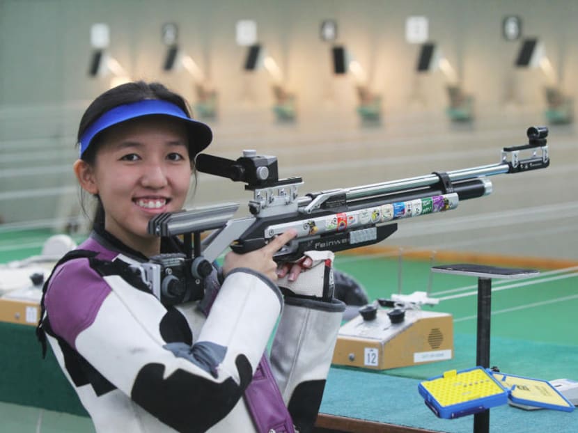 Jasmine Ser is competing in the women's 10m air rifle today. The world No 17 is a dark horse medal prospect. TODAY FILE PHOTO