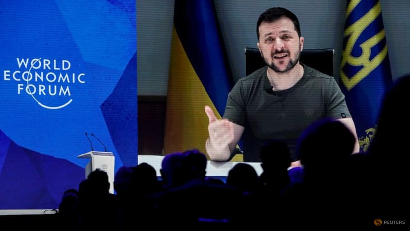World faces a turning point, Ukraine's Zelenskyy warns leaders at Davos