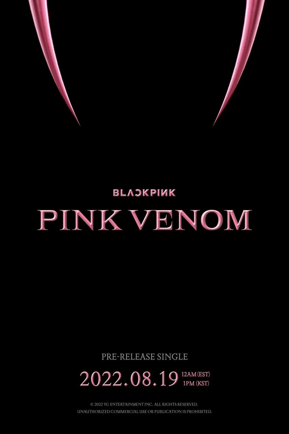 This is the date Blackpink will be releasing their new single, Pink Venom