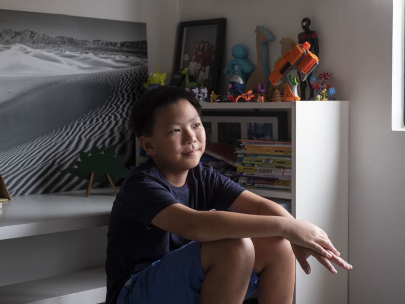 Oliver Chua, 11, was the youngest among the six speakers at the Singapore Climate Rally on Sept 23.