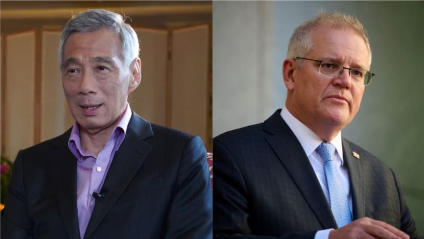 PM Lee speaks with PM Scott Morrison about Australia's new trilateral partnership with US, UK PM Lee speaks with PM Scott Morrison about Australia's new trilateral partnership with US, UK