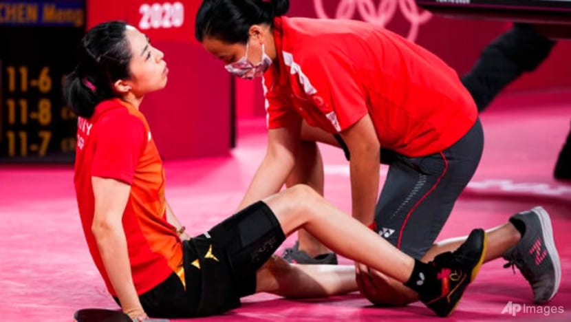 Injured in Olympic semi-finals, but Singapore's Yu Mengyu vows to battle on