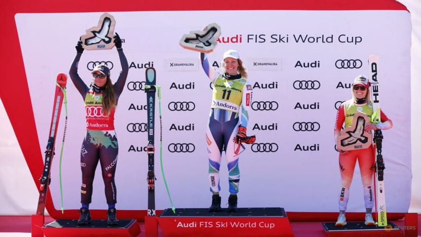 Slovenian Stuhec wins World Cup downhill final Slovenian Stuhec wins World Cup downhill final