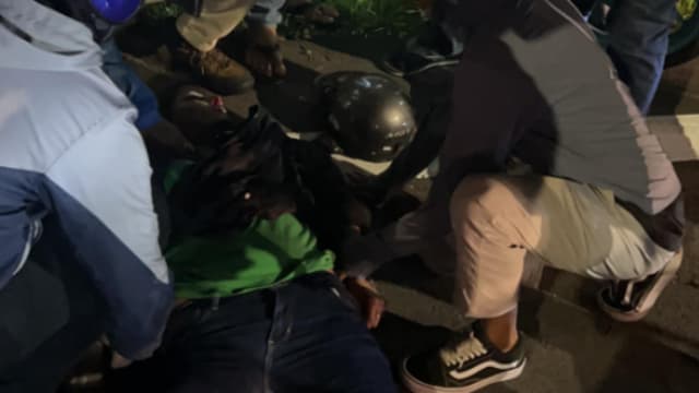越堤族命丧第二通道 家属：疑遭车辆撞上再被摩托车碾过