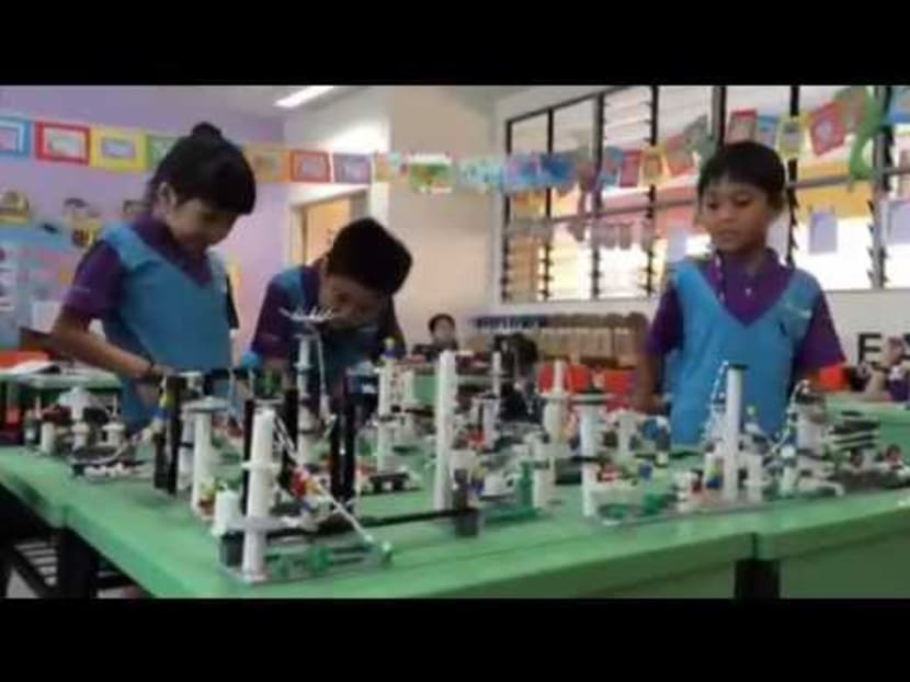 MOE’s SG50 “Building My SG” Building Bricks Set at west spring primary school