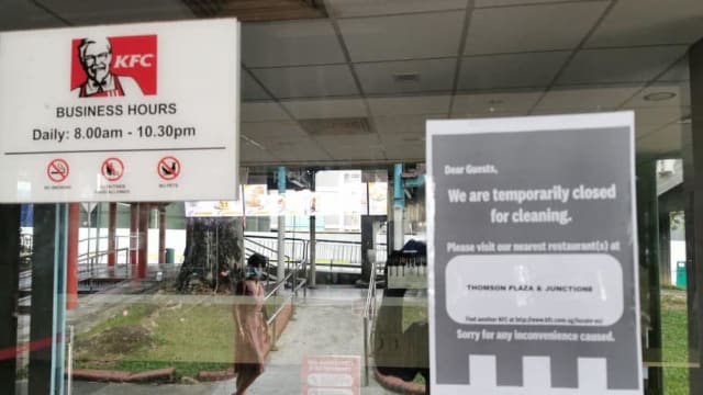 有员工确诊冠病 宏茂桥6道KFC快餐店21日起关闭