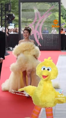 These Star Awards outfits are proof that fashion inspo comes from anywhere and everywhere - but mainly from our childhood heroes #StarAwards2024 #红星大奖2024 #mediacorpStarAwards2024