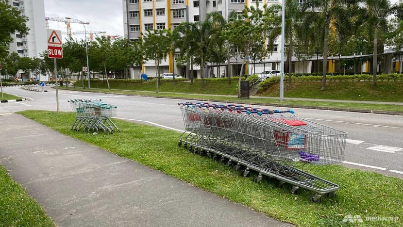 Can the problem of abandoned supermarket trolleys ever be solved in Singapore?