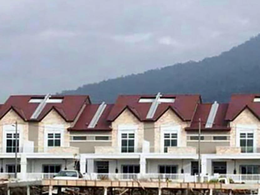 This photo posted on Facebook purportedly shows the housing project in Langkawi with air wells resembling crosses. The chairman of the Christian Federation of Malaysia said not every object shaped like a cross was religiously significant to Christians. This photo posted on Facebook purportedly shows the housing project in Langkawi with air wells resembling crosses. The chairman of the Christian Federation of Malaysia said not every object shaped like a cross was religiously significant to Christians.