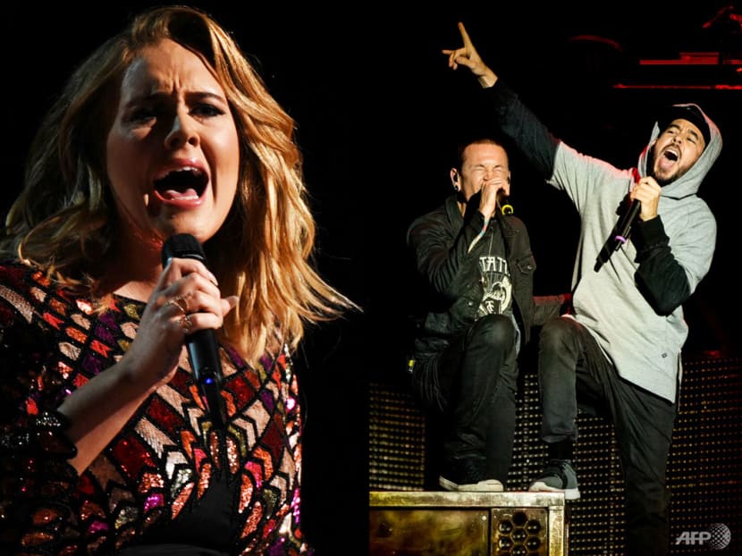 Videos of Adele, Linkin Park stopping shows to check on fans go viral after Astroworld tragedy