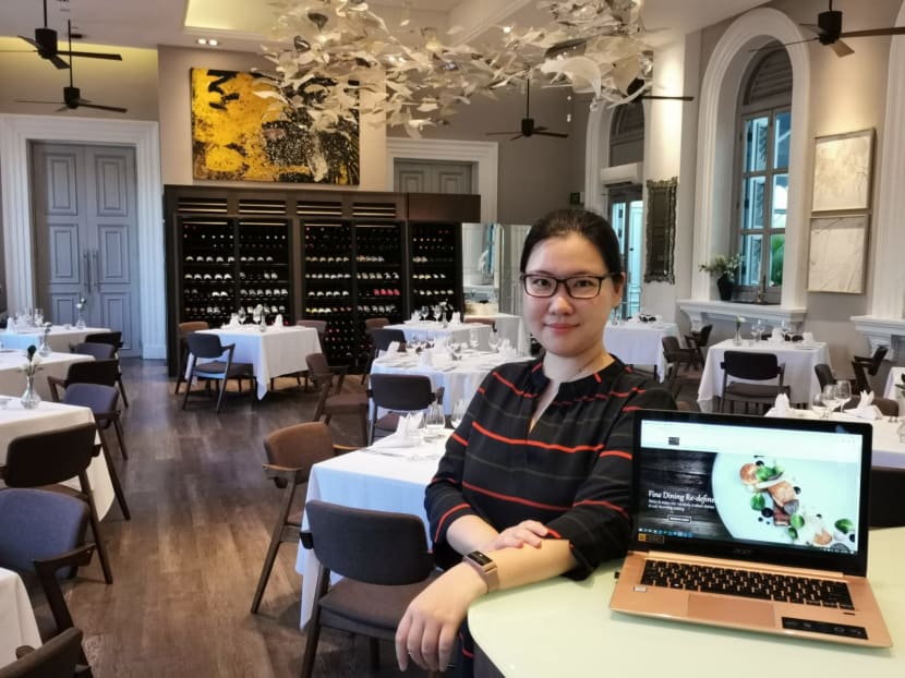 Ms Cherry Chai has made the switch to become a digital sales and marketing executive at Flutes restaurant.
