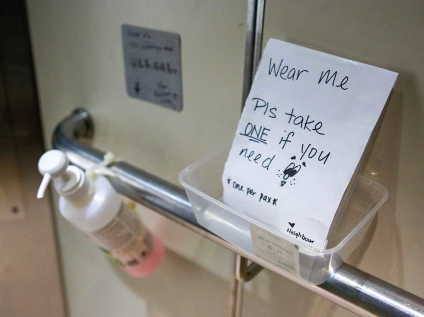 ‘Proud this person is in our block’: Residents touched by gesture of neighbour who put masks, sanitisers in lifts ‘Proud this person is in our block’: Residents touched by gesture of neighbour who put masks, sanitisers in lifts