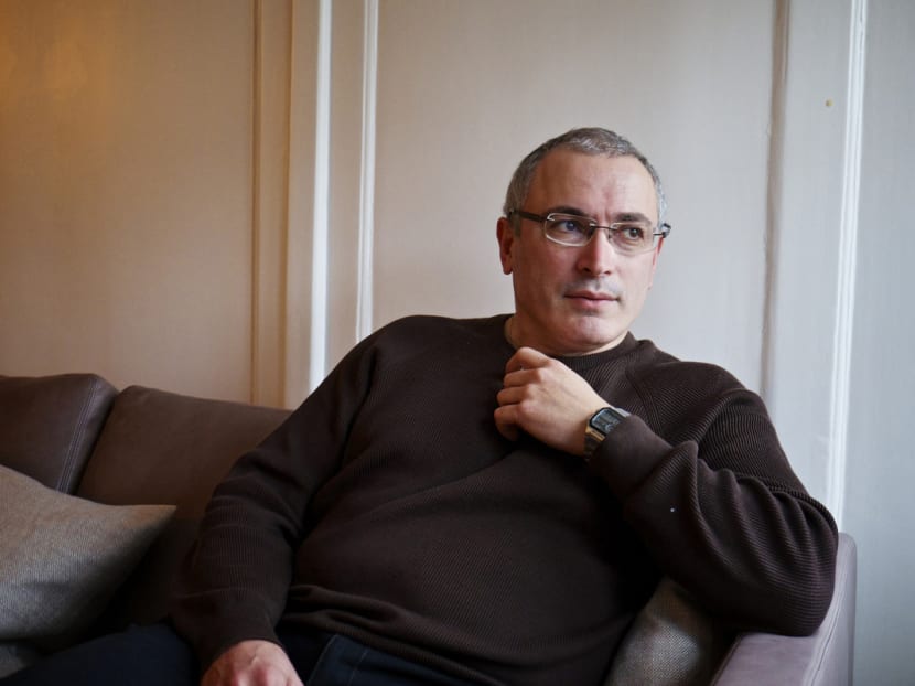 Mr Mikhail Khodorkovsky, former oil tycoon and main owner of Yukos Oil Company, in Zurich, in 2014. Photo: Bloomberg