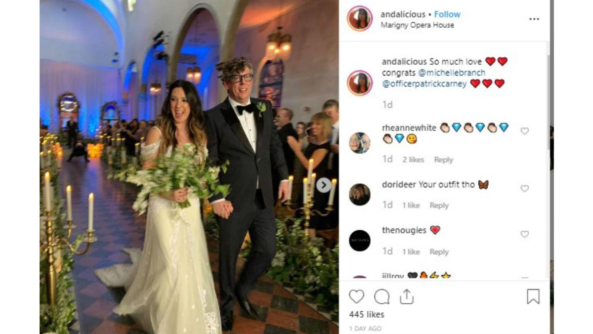 Michelle Branch gets married 8days