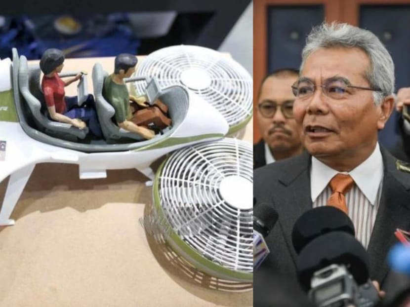 Malaysia's entrepreneur development minister Datuk Seri Redzuan Yusof had previously refused to divulge the time and location of the test flight for the 'flying car'.