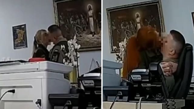 乌军军官办公室“舌战”两女 影片外泄牵扯政治阴谋 