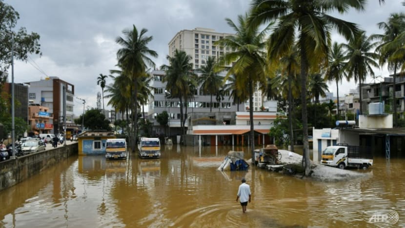 Flooding in India's Bangalore after heavy rains Flooding in India's Bangalore after heavy rains