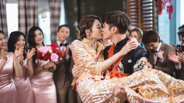陈家乐、连诗雅大婚　接新娘仪式逗趣感人