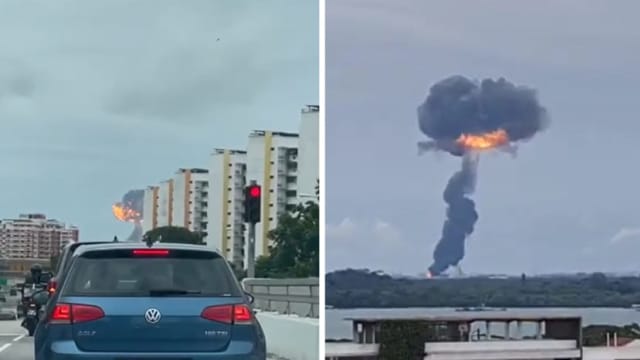 巴西古当化学厂失火爆炸 从本地也可见火球升空