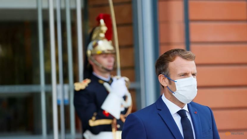 Macron egged by protester shouting 'Vive la revolution' Macron egged by protester shouting 'Vive la revolution'
