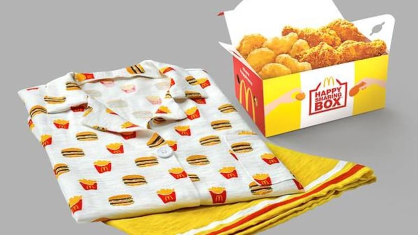 McDonald's keluarkan set baju tidur bersama khidmat penghantaran malam