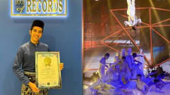 Persembahan terbalik penyanyi Naim Daniel di AJL ke-37 diiktiraf Malaysia Book of Records