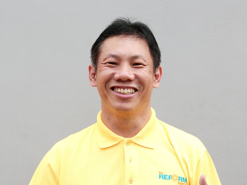 Mr Darren Soh was unveiled as one of the Reform Party candidates for West Coast GRC today (Aug 26). Photo: Jason Quah