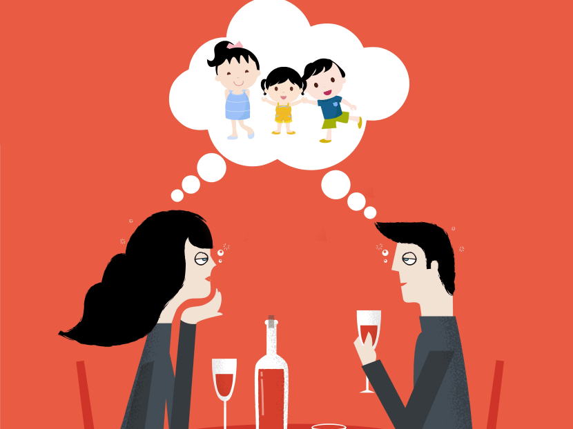 The concept of 'date nights' has changed since having kids. Illustration: Lee Shu Li
