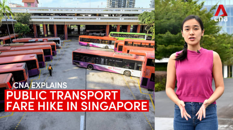 CNA Explains: Bus and train fares in Singapore to increase | Video