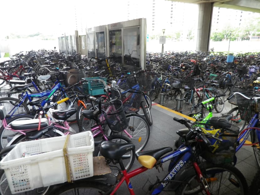 Bicycle racks at 32 MRT stations by Sept 2014 TODAY
