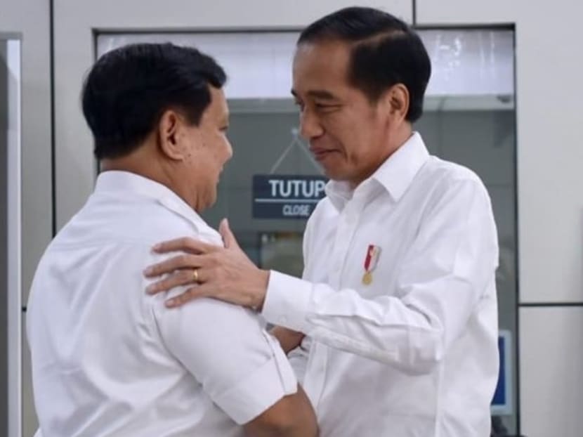 Mr Joko Widodo (right) meeting his presidential election rival Prabowo Subianto on July 13. Despite Mr Widodo’s intent to usher in a brave new era, political realities in Indonesia may just prevent him from doing so, says the author.