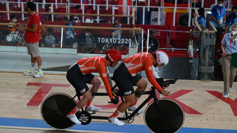 Tokyo Paralympics: Singapore cyclist Steve Tee, pilot Ang Kee Meng clock personal best at 1,000m time trial Tokyo Paralympics: Singapore cyclist Steve Tee, pilot Ang Kee Meng clock personal best at 1,000m time trial
