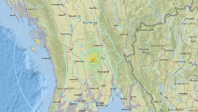 Gempa sekuat 6.0 Richter gegar selatan Myanmar