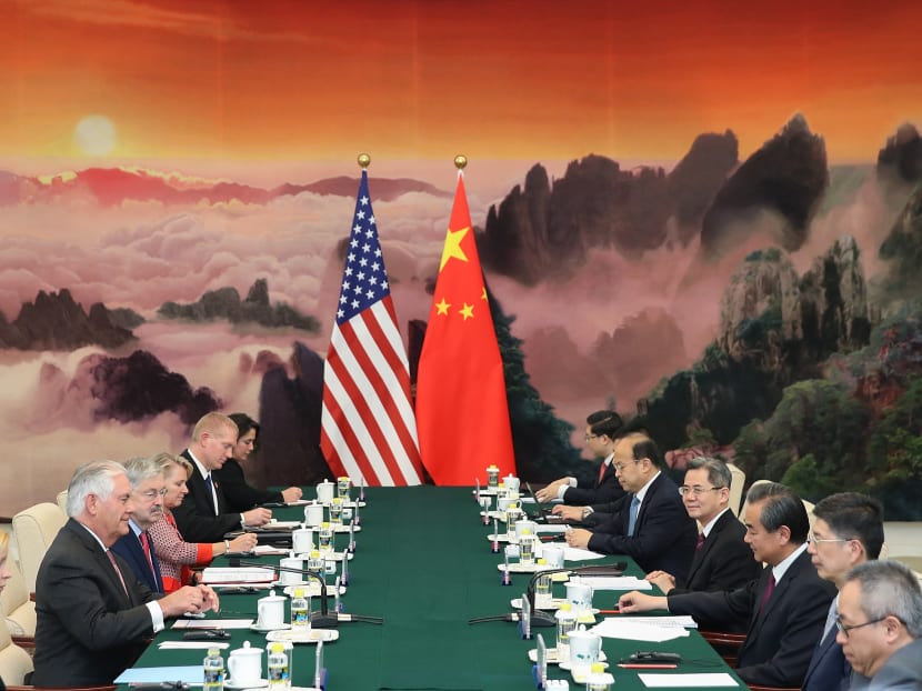 China on Friday (Oct 13) called on the United States to maintain its commitment to the Iranian nuclear deal, which US President Donald Trump is expected to declare no longer in America’s interest. Photo: AFP