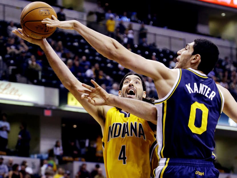 Indiana Pacers forward Luis Scola (left). Photo: AP