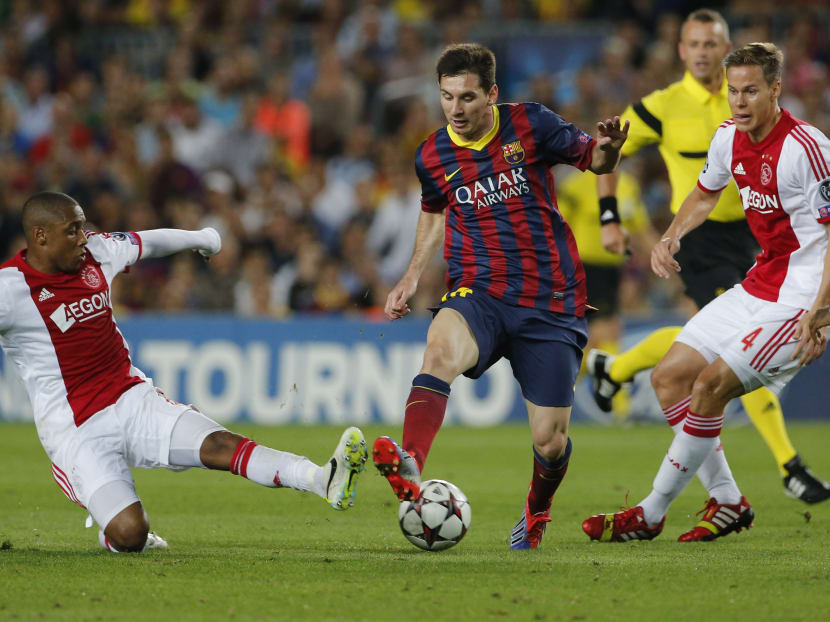 Gallery: Messi hits hat-trick as Barca rout Ajax 4-0
