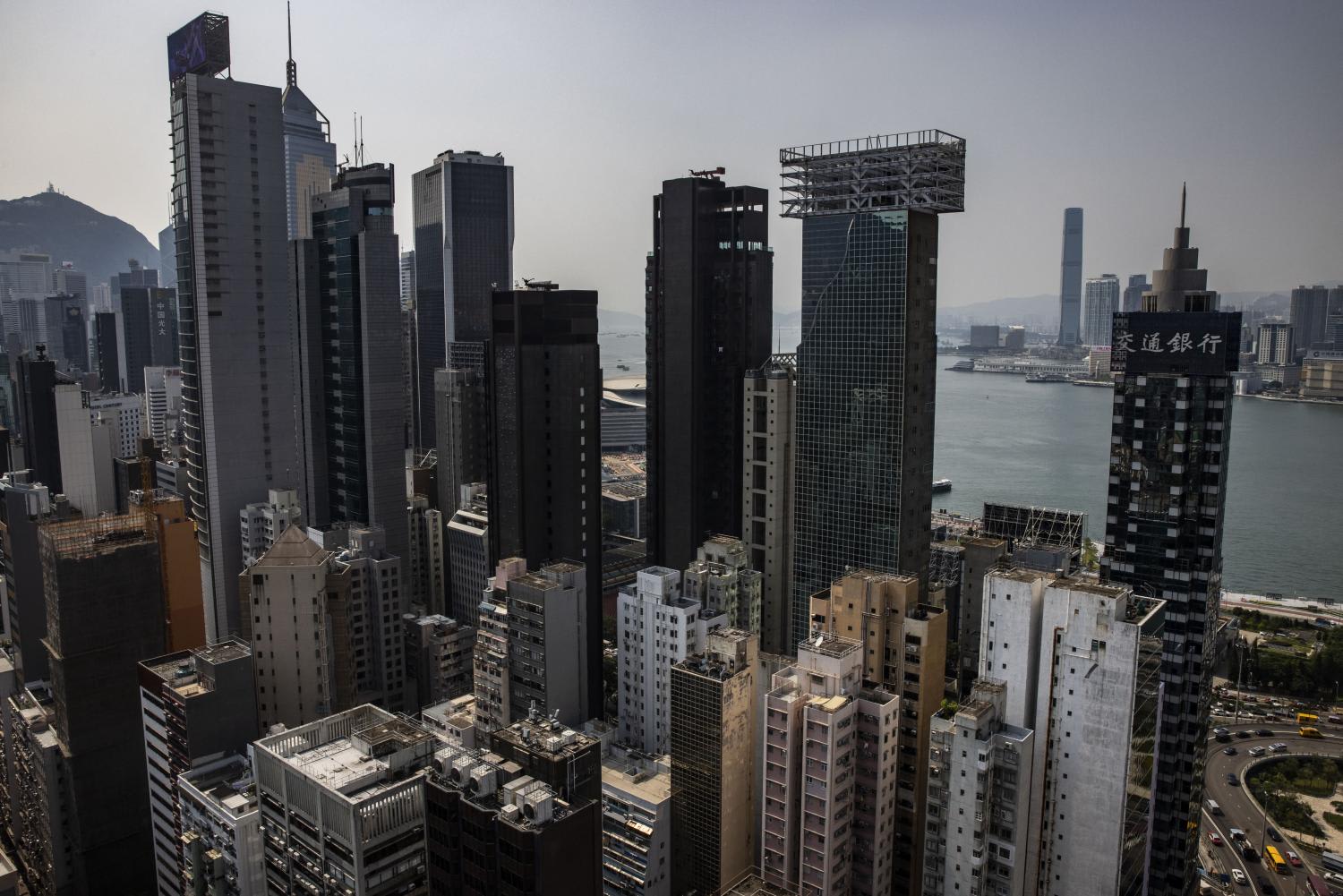 Commercial and residential buildings are seen in Hong Kong on Sept 15, 2022. Commercial and residential buildings are seen in Hong Kong on Sept 15, 2022.