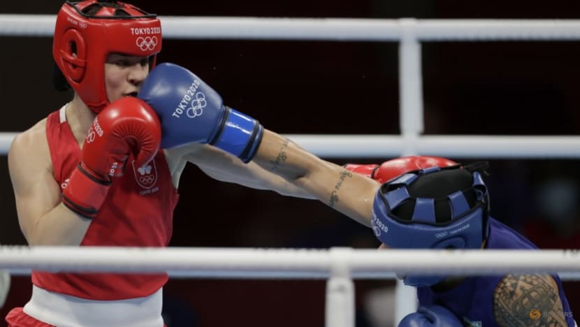 Olympics-Boxing-Ireland's Harrington wins women's lightweight gold Olympics-Boxing-Ireland's Harrington wins women's lightweight gold