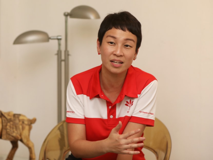 Ms Michelle Lee, 43, who has resigned from the Progress Singapore Party, where she had served as vice-chairman since January 2020.