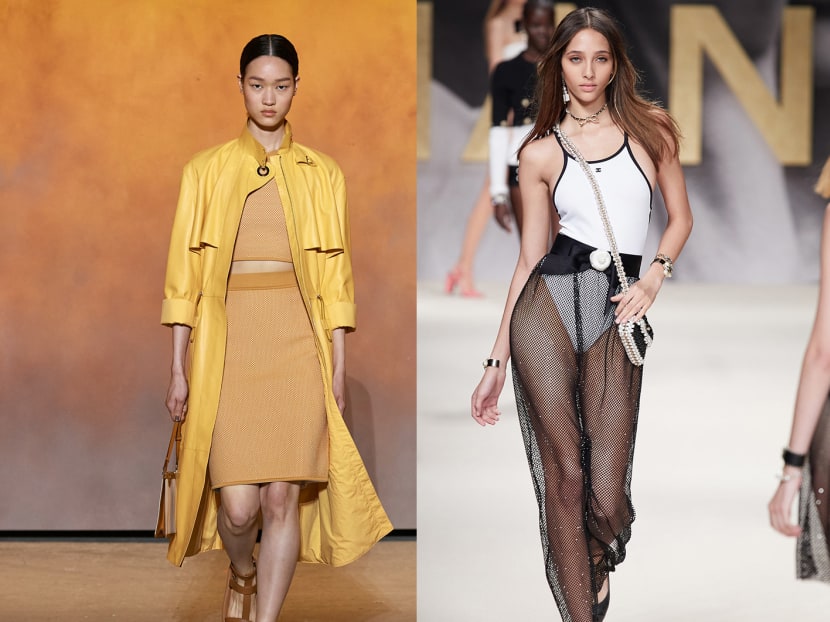 In Paris, celebrity sightings, splashes of colour and 80s beachwear In Paris, celebrity sightings, splashes of colour and 80s beachwear