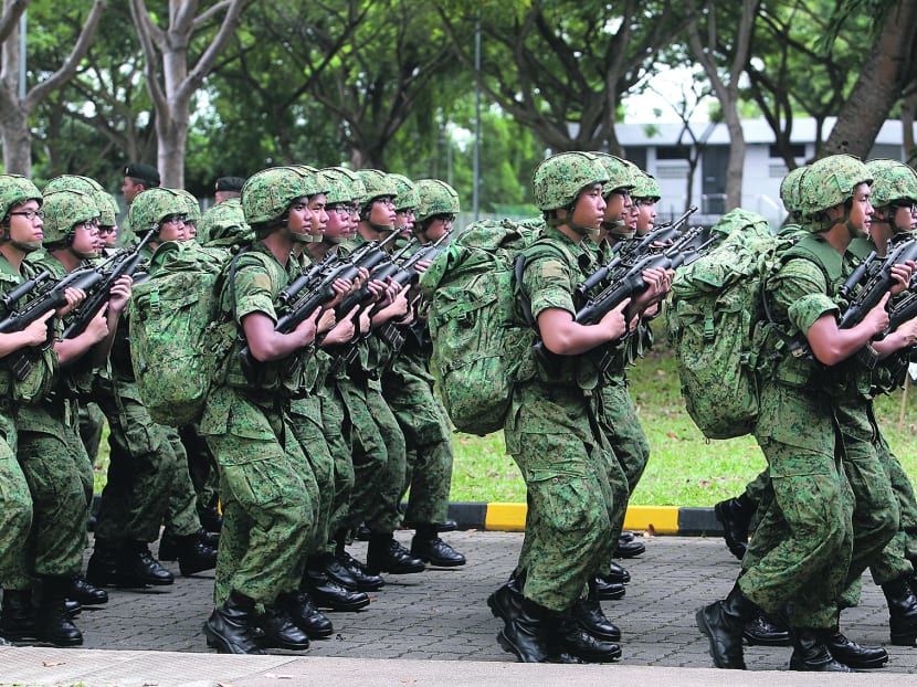 Defence Minister Ng Eng Hen said Section 14 of the Government Proceedings Act allow soldiers to train without wondering if they or the SAF could be sued by other servicemen when injuries and fatalities occur. TODAY file photo