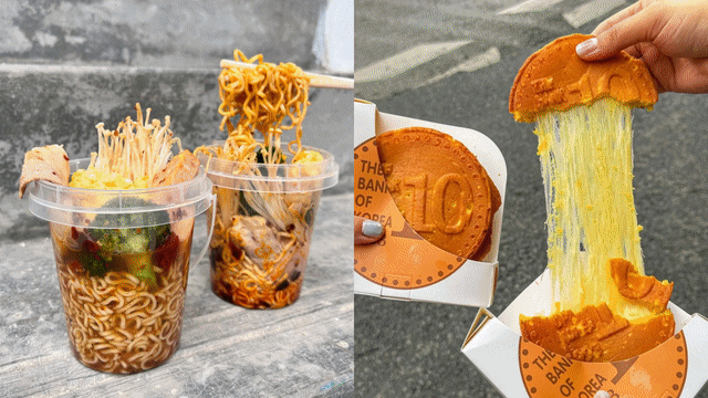 拉丝芝士煎饼、杯装麻辣烫、UFO汉堡……世界各地人气街头美食Jurong Point吃得到！