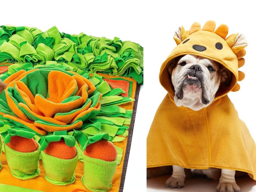 Snuffle Mat For Dogs Pumpkin Mental Stimulation For Dogs Pet