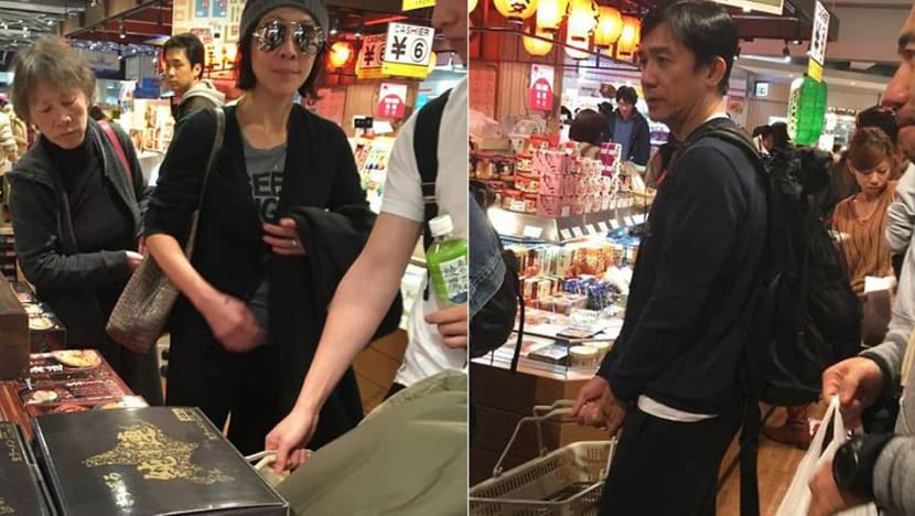 Tony Leung seen carrying wife Carina Lau’s shopping basket