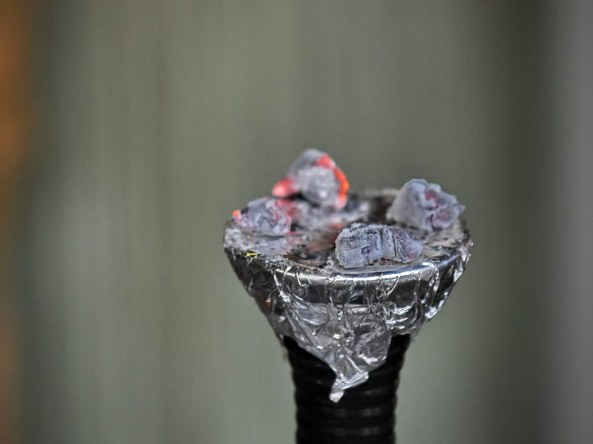 A director has been fined S$12,300 for selling shisha at two restaurants along Arab Street. Photo: AFP