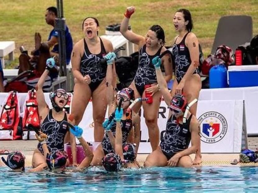 The Singapore women's underwater hockey team won gold at the SEA Games 2019.