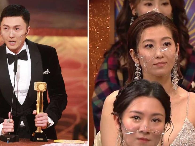 Some netizens are calling her reaction the best moment of last night's TVB Anniversary Awards.